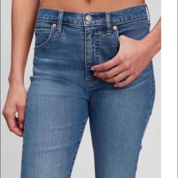 Jeans: high rise kick fit flare/bootcut/straight leg size 26 regular - Picture 6 of 8